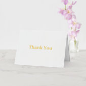 Elegant Custom bedankpas na sollicitatiegesprek Folie Wenskaart (Orchidee)