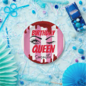 Elegant Custom Birthday 18th | 21e | 40e | 50e Papieren Bordje (Feest)