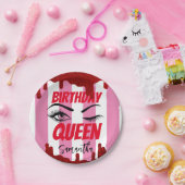 Elegant Custom Birthday 18th | 21e | 40e | 50e Papieren Bordje (Feest)