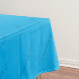 Elegant Custom Blue Tafelkleed