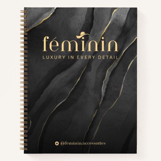 Elegant Custom Branding Spiral Notitieboek (Voorkant)