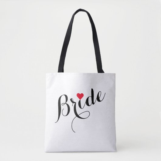 Elegant Custom Bride Vrijgezellenfeest Wedding Par Tote Bag (Voorkant)
