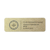 Elegant Custom Business Return Address Label (Voorkant)