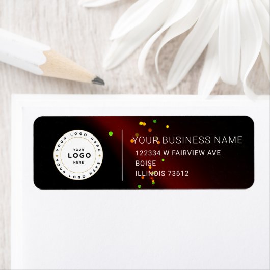 Elegant Custom Business Return Address Label (Insitu)