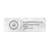 Elegant Custom Business Return Address Label (Voorkant)