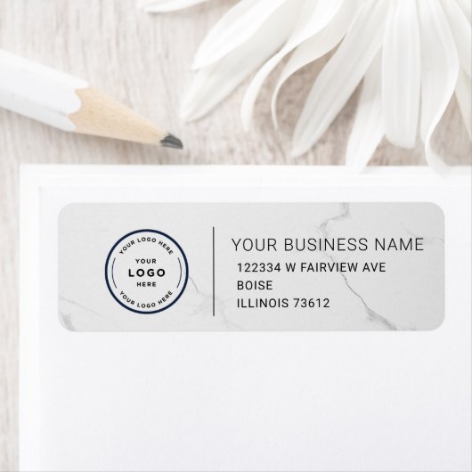 Elegant Custom Business Return Address Label (Insitu)