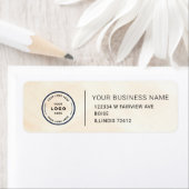 Elegant Custom Business Return Address Label (Insitu)