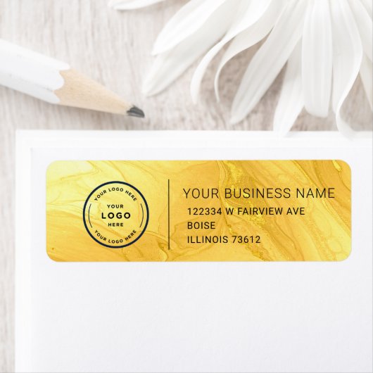 Elegant Custom Business Return Address Label (Insitu)