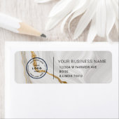 Elegant Custom Business Return Address Label (Insitu)