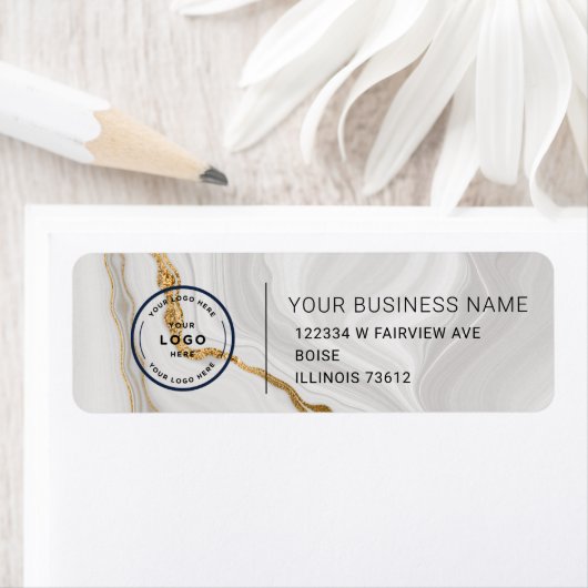 Elegant Custom Business Return Address Label (Insitu)