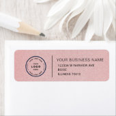 Elegant Custom Business Return Address Label (Insitu)