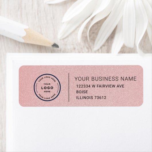 Elegant Custom Business Return Address Label (Insitu)