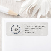 Elegant Custom Business Return Address Label (Insitu)