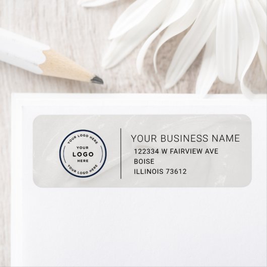 Elegant Custom Business Return Address Label (Insitu)
