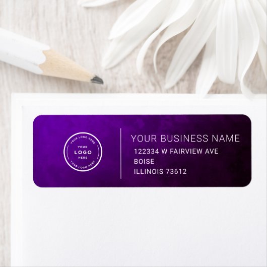 Elegant Custom Business Return Address Label (Insitu)