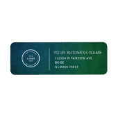 Elegant Custom Business Return Address Label (Voorkant)