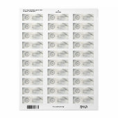 Elegant Custom Business Return Address Label (Full Sheet)