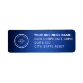 Elegant Custom Business Return Address Label (Voorkant)