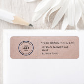Elegant Custom Business Return Address Label (Insitu)