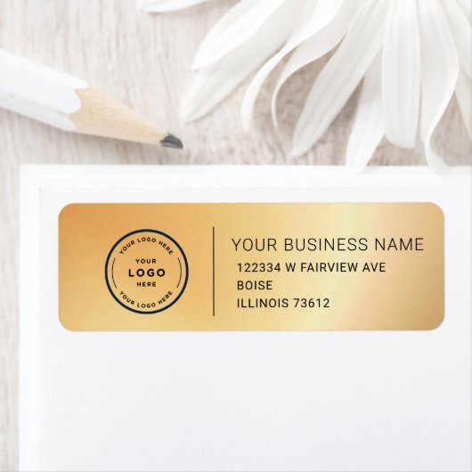 Elegant Custom Business Return Address Label (Insitu)