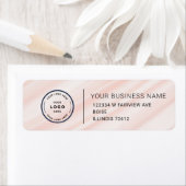 Elegant Custom Business Return Address Label (Insitu)