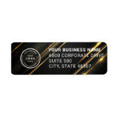 Elegant Custom Business Return Address Label (Voorkant)