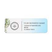 Elegant Custom Business Return Address Label (Voorkant)