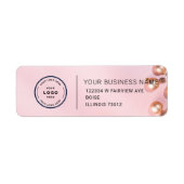 Elegant Custom Business Return Address Label (Voorkant)