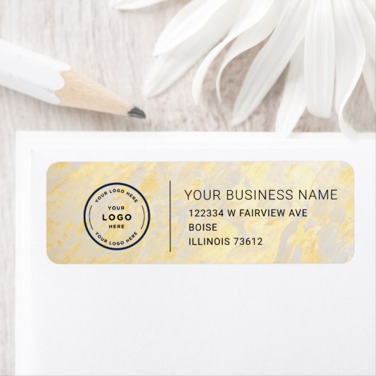 Elegant Custom Business Return Address Label (Insitu)