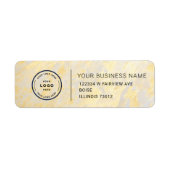 Elegant Custom Business Return Address Label (Voorkant)