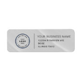 Elegant Custom Business Return Address Label (Voorkant)