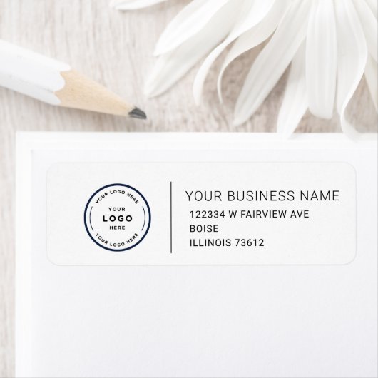 Elegant Custom Business Return Address Label (Insitu)