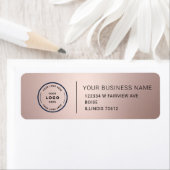 Elegant Custom Business Return Address Label (Insitu)