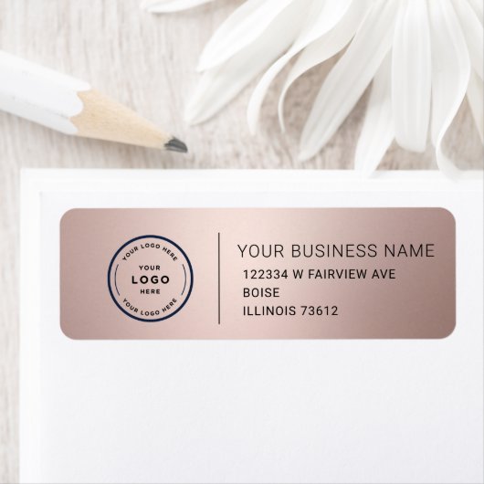 Elegant Custom Business Return Address Label (Insitu)