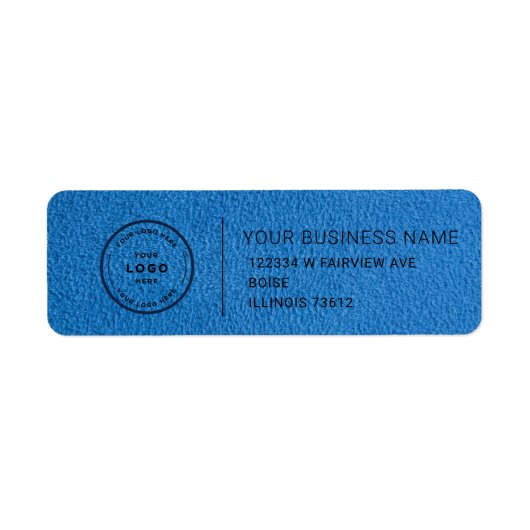 Elegant Custom Business Return Address Label (Voorkant)