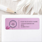 Elegant Custom Business Return Address Label (Insitu)
