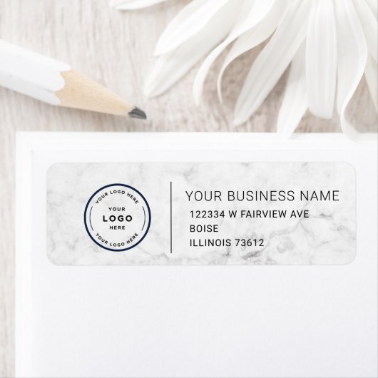 Elegant Custom Business Return Address Label (Insitu)