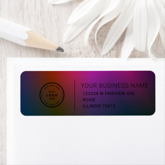 Elegant Custom Business Return Address Label (Insitu)