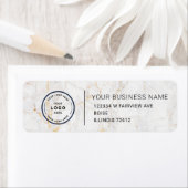 Elegant Custom Business Return Address Label (Insitu)