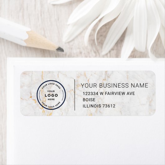 Elegant Custom Business Return Address Label (Insitu)