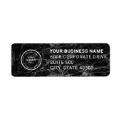 Elegant Custom Business Return Address Label (Voorkant)