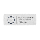 Elegant Custom Business Return Address Label (Voorkant)