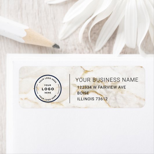 Elegant Custom Business Return Address Label (Insitu)