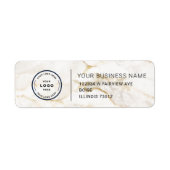 Elegant Custom Business Return Address Label (Voorkant)