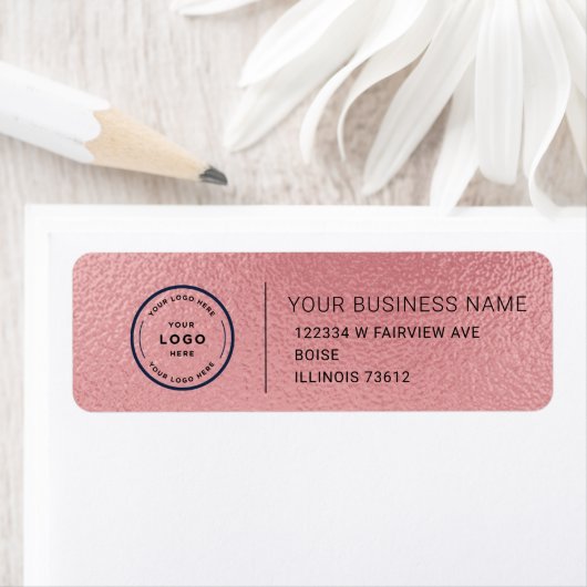 Elegant Custom Business Return Address Label (Insitu)