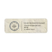 Elegant Custom Business Return Address Label (Voorkant)