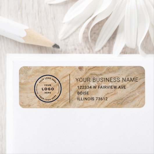 Elegant Custom Business Return Address Label (Insitu)