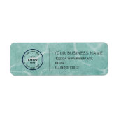 Elegant Custom Business Return Address Label (Voorkant)