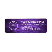 Elegant Custom Business Return Address Label (Voorkant)
