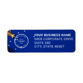 Elegant Custom Business Return Address Label (Voorkant)
